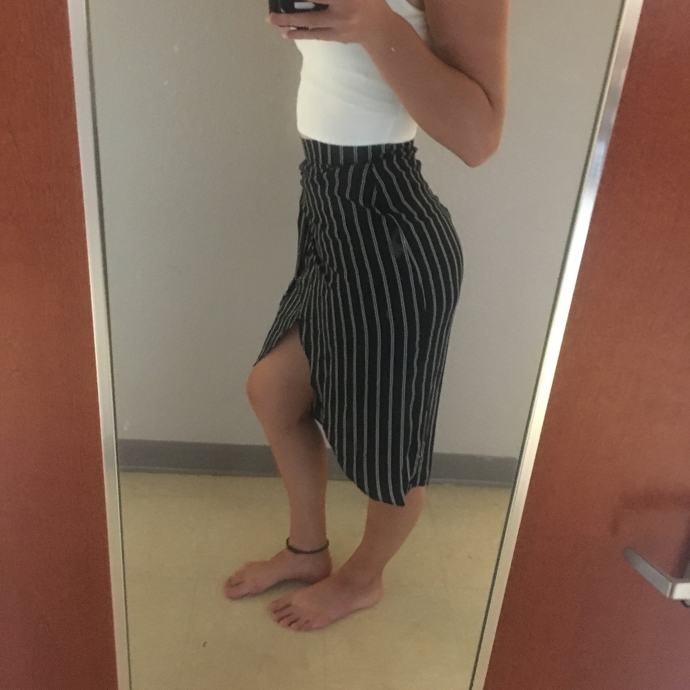 Wrap Midi Skirt